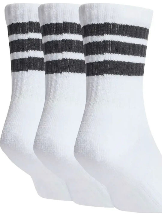 adidas Παιδικές Κάλτσες Αθλητικές Λευκές 3 Ζευγάρια
