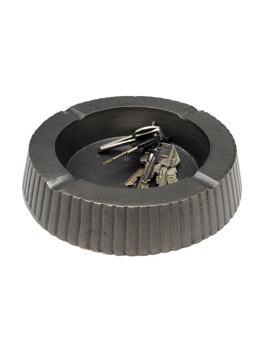 Kare Design Aschenbecher Zigarette Metallisch Schwarz 1Stück Kare Design Aschenbecher Zigarette Metallisch Schwarz 1Stück