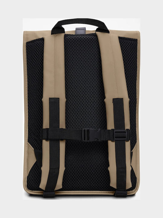 Rains Rolltop Rucksack Μπεζ
