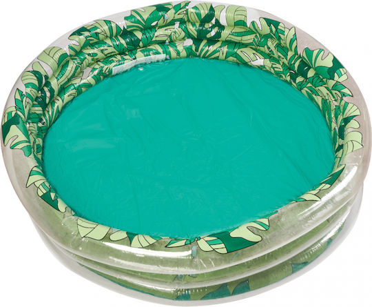 ikonka Piscină Gonflabilă Rotundă Pentru Copii Verde