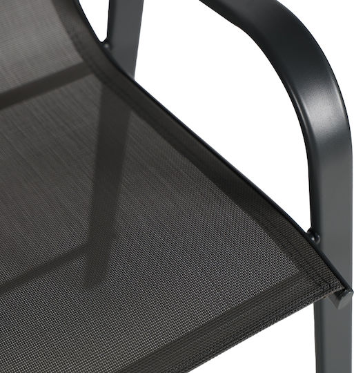Hocker für Bar Für den Außenbereich Charcoal 1Stück 55x70x114cm