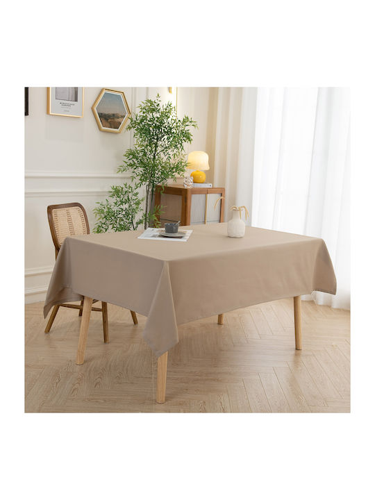 Beauty Home Τραπεζομάντηλο Supreme Art 8491 Μπεζ 150x180εκ.