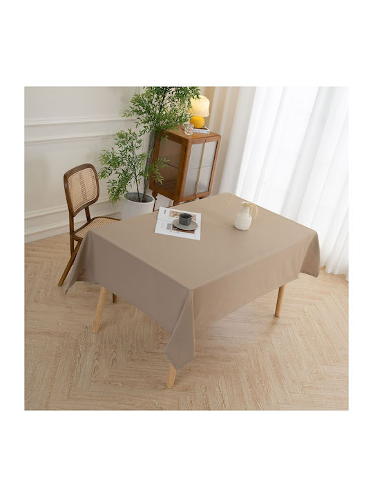 Beauty Home Τραπεζομάντηλο Supreme Art 8491 Μπεζ 150x150εκ.