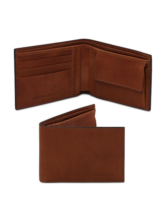 Leather Men's Wallet Classic Brown