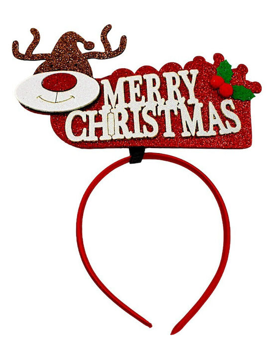 Christmas Red Reindeer Headband Mery Christmas 1epx3238
