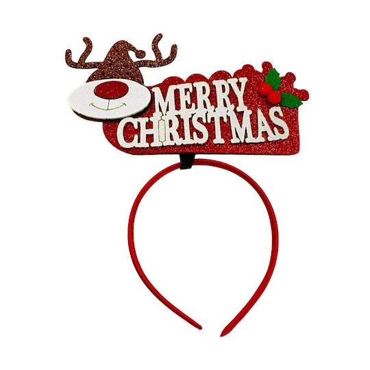 Christmas Red Reindeer Headband Mery Christmas 1epx3238