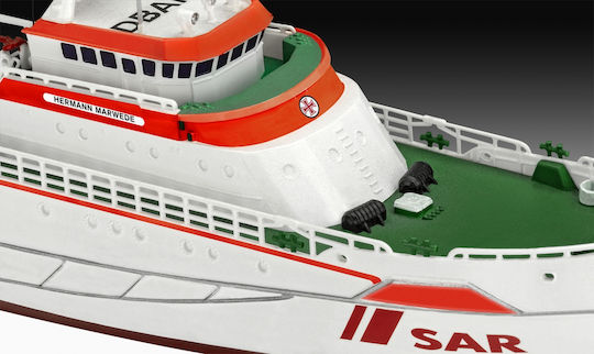 Revell Rescue Ship Herman Maruad Modeling Figure Ship 78 Pieces in Scale 1:200 581.2x581.2cm.