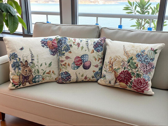 Linea Home Osterkissenbezug Lila 45x45cm