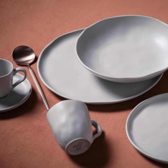 Porto Brasil Beige Ceramic Dinnerware Set 18pcs