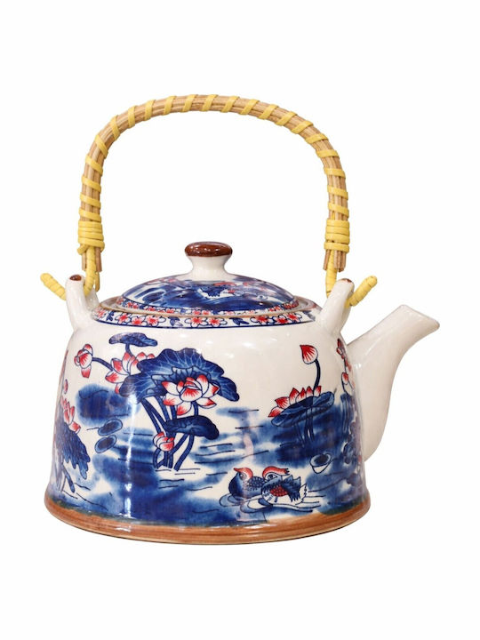 La Belle Maison Teapot with Filter Porcelain Blue