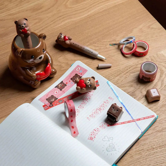 Legami Adhesive Tape Set 5 Pieces Teddy Bear
