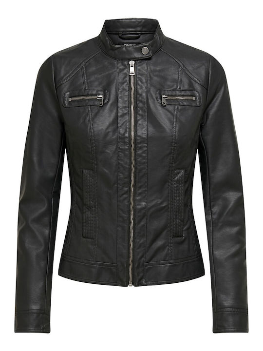 Bandit Γυναικείο Biker Jacket Μαύρο