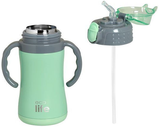 Ecolife Spare Lid for Thermos 300ml made of Plastic Green