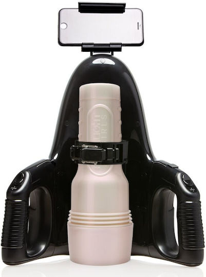 Fleshlight Вагина Stoya Destroya + Universal Launch + Aqua Качествен Лубрикант 50 Мл
