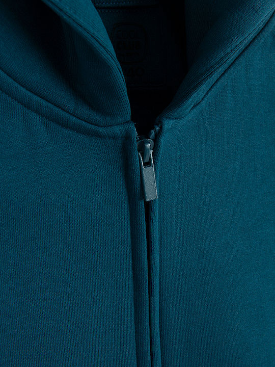 Kinder-Sweatshirt Strickjacke mit Kapuze Grüne