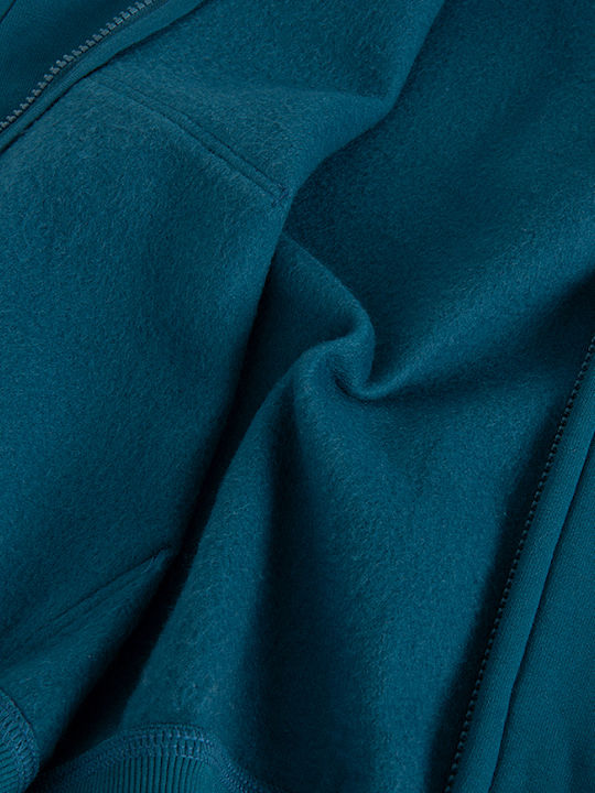 Kinder-Sweatshirt Strickjacke mit Kapuze Grüne