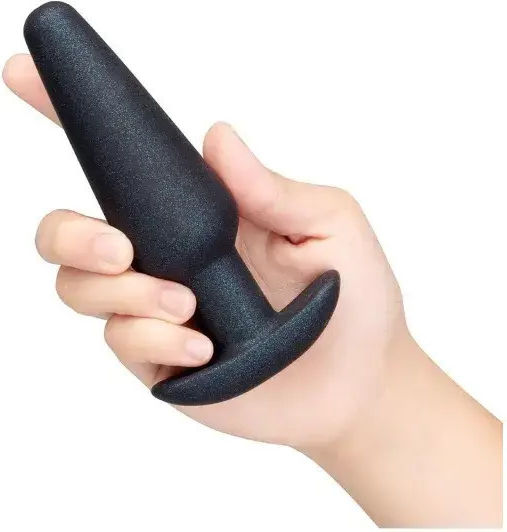 Hefty Weighted Anal Plug Silicone Weight 14 Cm