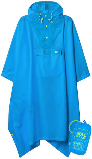 MAC In a Sac Poncho Neon Jagd-Regenbekleidung Hellblau