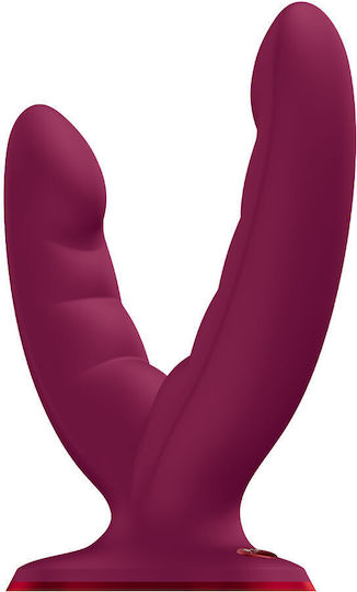 Fun Factory Ryde Double Dildo Wine Red