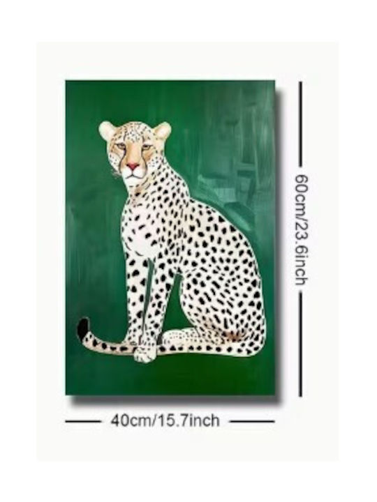 Canvas Print 40×60 Cm – Leopard Without Frame
