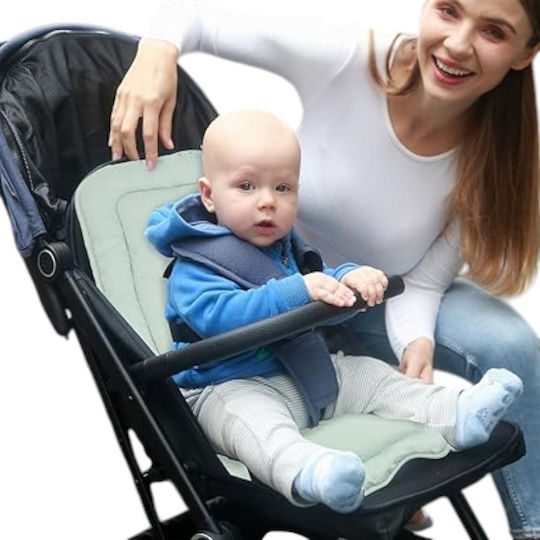 Queen Mother Stroller Seat Liner Double Sided Green