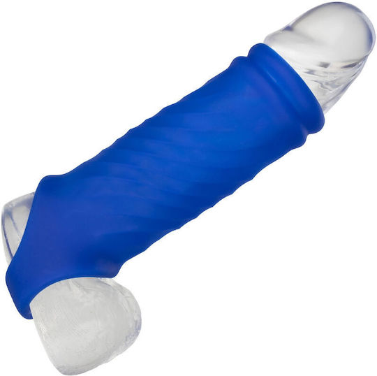 Calexotics Admiral Wave Penis Cover Liquid Silicone Blue