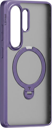 Torras Ostand Spin Series Silicone Purple Back Cover (Galaxy S26 Ultra)