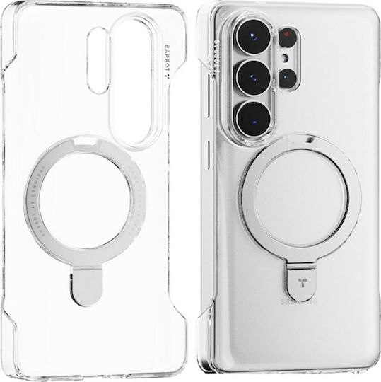 Torras Ostand Back Cover Metallic Transparent (Galaxy S26 Ultra)