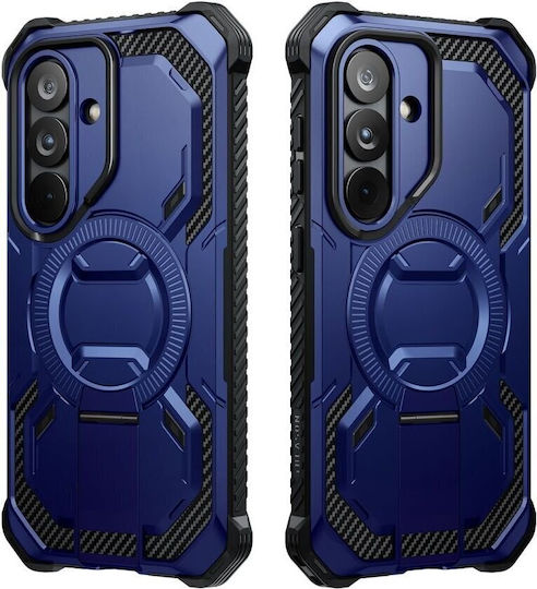 Supcase Back Cover Silicone / Plastic / Tempered Glass Blue (Galaxy S26)