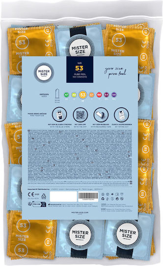 Mister Size Condom Size M 53 Mm 100 Units