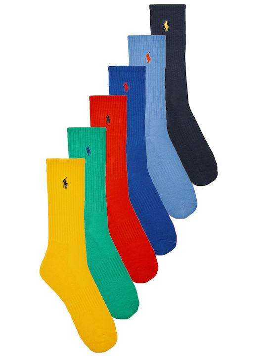 Ralph Lauren Herren Socken Mehrfarbig 6Pack