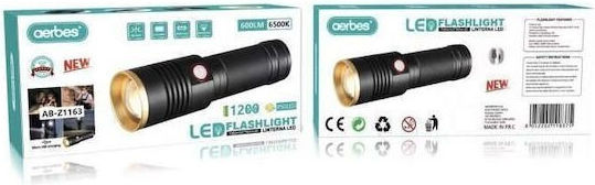 Aerbes Flashlight LED with Maximum Brightness 600lm