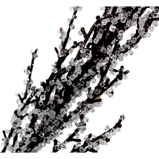 Christmas Tree 38cm Transparent Acrylic Beads Wooden Base 1pc3179