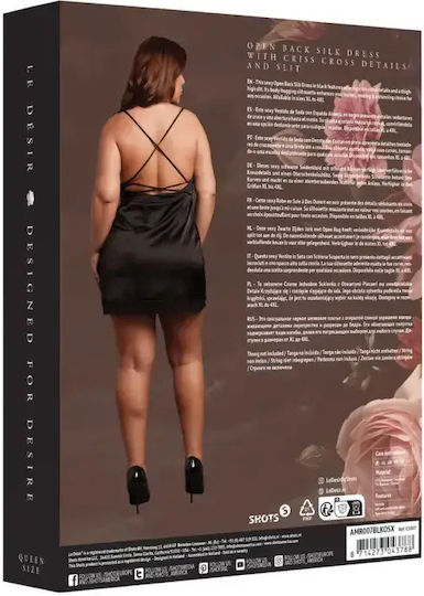 Spitzen-Mini-Kleid mit Kreuzträgern Rücken Xl-4xl