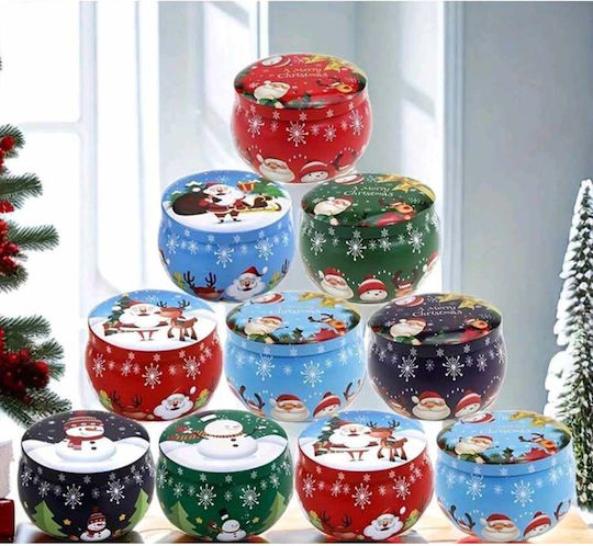Christmas Metallic Candle 6x4cm (Μiscellaneous Colors)