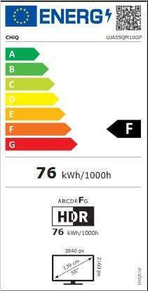 CHiQ Смарт Телевизор 55" 4K UHD QLED UJA55QM10GP HDR (2025)