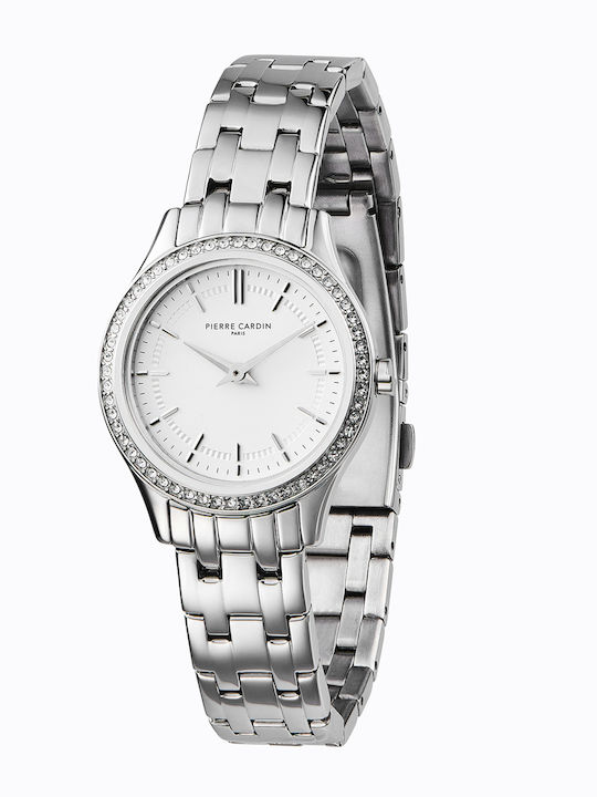 Pierre Cardin Кварцов Часовник с Метална Верижка