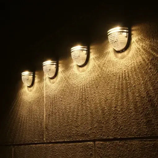Universo Illuminazione Wall Mounted Solar Light 3W with Warm White Light 3000K
