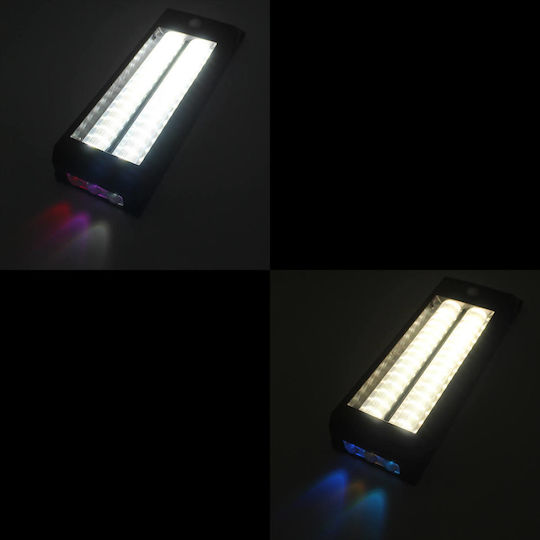 Wall Mounted Solar Light 18W RGB with Motion Sensor and Photocell