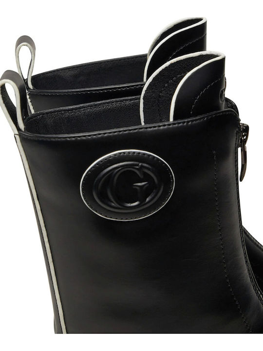 Annia Women's Ankle Boots Black/White