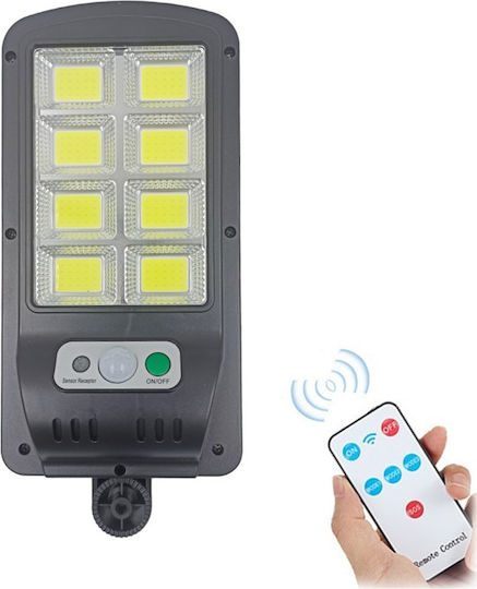 Street Solar Light 400W Cold White 6500K with Motion Sensor and Remote Control IP66 12cmx4cmx28cmcm