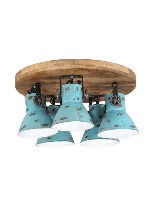 vidaXL Light fixture Ceiling Mount Light 50cm Bronze with Socket E27