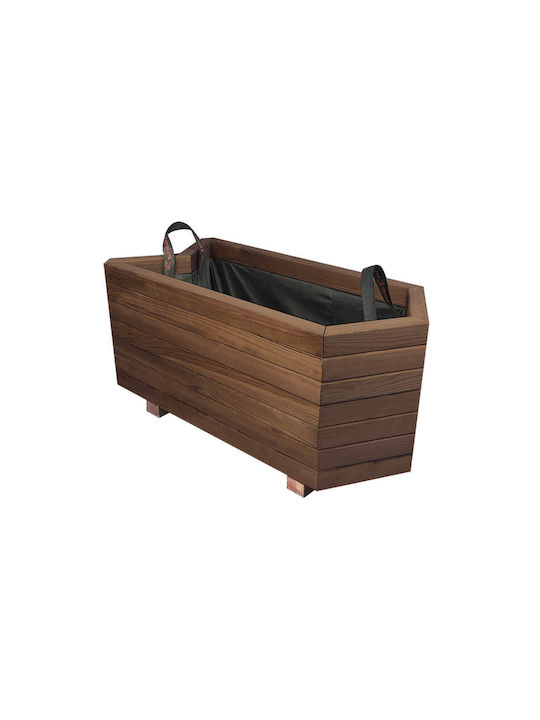 Tesias Planter Box Wooden Beige 36x87x36cm.