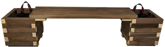 Tesias Set 2 Töpfe Holz