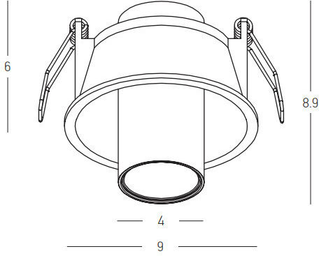 Zambelis Lights Единично LED Спот