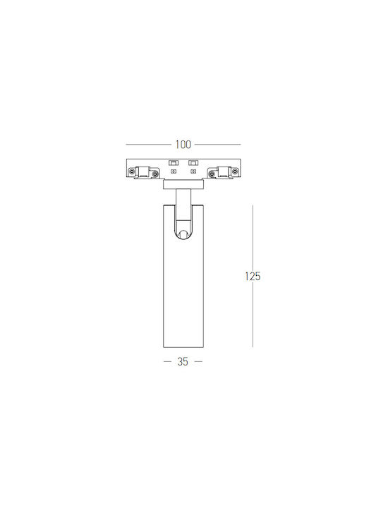 Zambelis Lights Single LED Warm White Spot