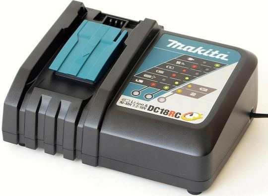 Makita Ladegerät für Werkzeugbatterien 7.2-18V Lithium DC18RC