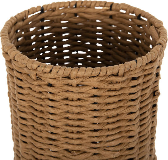 Metall-paper Rope Stehleuchte H120xB20cm. mit Fassung für Lampe E27 Beige
