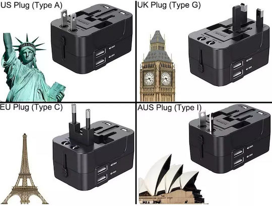 to Universal Plug Adapter