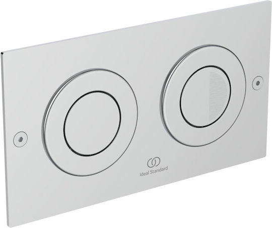 Ideal Standard Septa Pro P2 Flush Plate for Dual Flush Toilets Inox